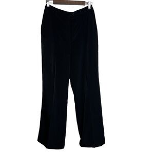 Newport News Easy Style Trouser Pants Women's Size 12 Black Lined Pockets NWT